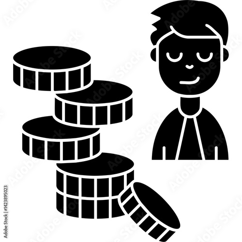 Asset Management Icon Vector Element