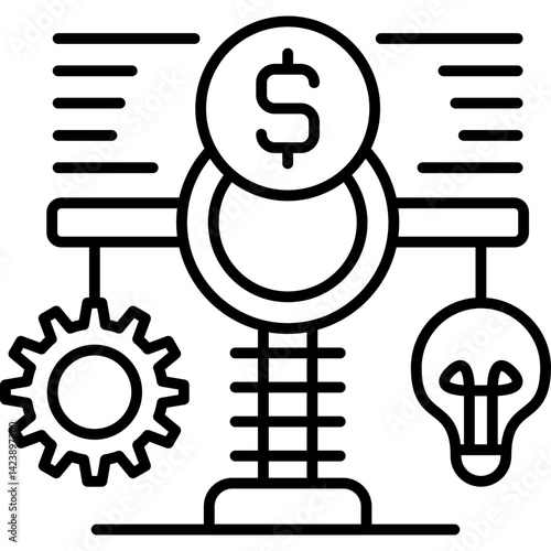 Balance Icon Vector Element