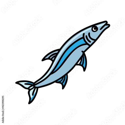 anchovy icon, anchovy vector illustration-simple illustration of anchovy, perfect for anchovy logos and icons