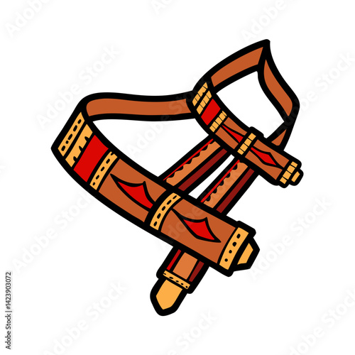 bandoliers icon, bandoliers vector illustration-simple illustration of bandoliers, perfect for bandoliers logos and icons