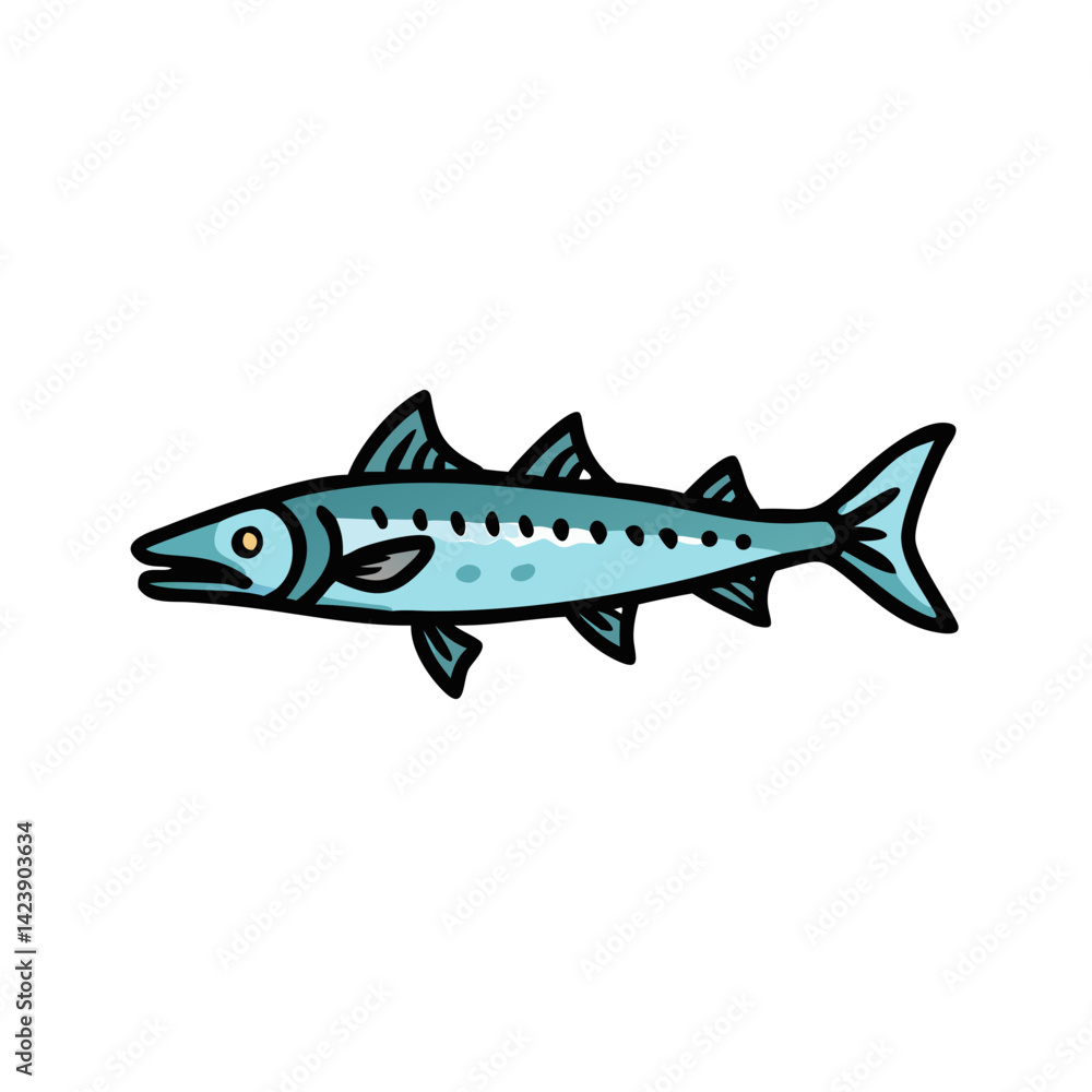 barracuda icon, barracuda vector illustration-simple illustration of barracuda, perfect for barracuda logos and icons barracuda icon, barracuda vector illustration-simple illustration of barracuda, perfect for barracuda logos and icons