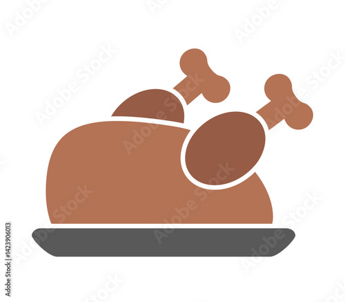 Chicken / Turkey icon "NO AI"