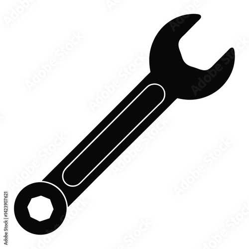 Isolated Garage Workbench on White Background