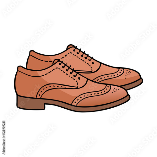 brogues icon, brogues vector illustration-simple illustration of brogues, perfect for brogues logos and icons