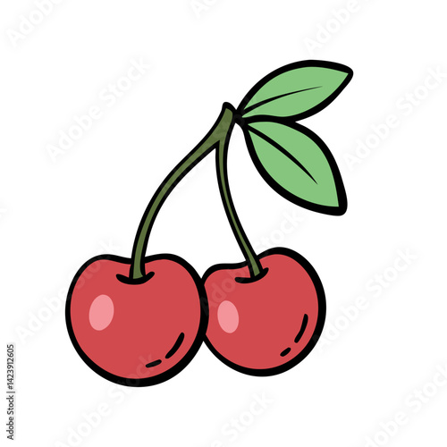 capulin cherry icon, capulin cherry vector illustration-simple illustration of capulin cherry, perfect for capulin cherry logos and icons