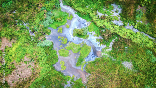 Water pollution, chemicals, toxic oil, former garbage dumps, natural impacts from contaminated soil