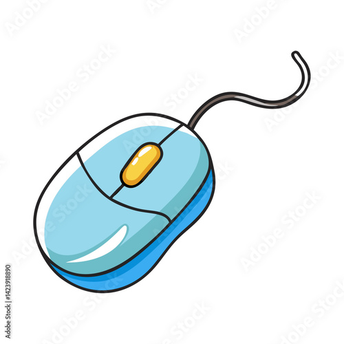 computer mouse icon, computer mouse vector illustration-simple illustration of computer mouse, perfect for computer mouse logos and icons