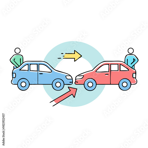 crossover icon, crossover vector illustration-simple illustration of crossover, perfect for crossover logos and icons