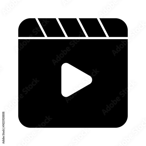 Adobe Illustrator ArtworkCamera icon. Photography icons. Multimedia icons - photo and video. Devices icons. Vector illustration.