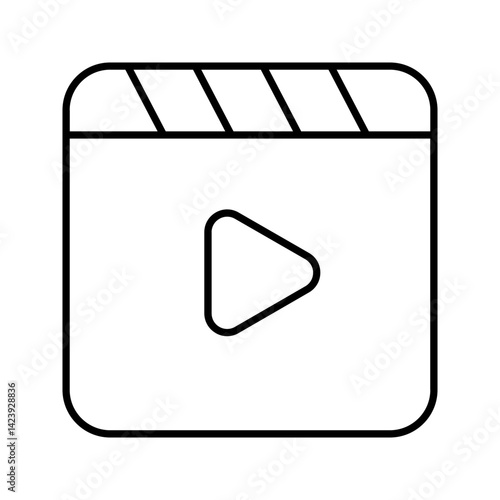 Adobe Illustrator ArtworkCamera icon. Photography icons. Multimedia icons - photo and video. Devices icons. Vector illustration.