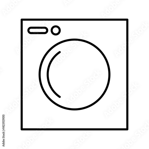 Washing Machine icon set. flat illustration of vector icon