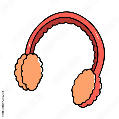 ear muffs icon, ear muffs vector illustration-simple illustration of ear muffs, perfect for ear muffs logos and icons