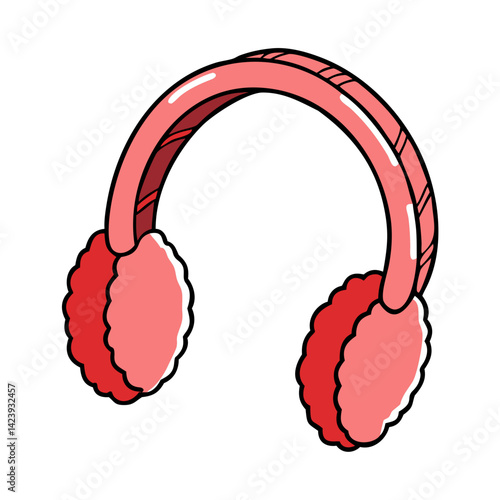 ear muffs icon, ear muffs vector illustration-simple illustration of ear muffs, perfect for ear muffs logos and icons