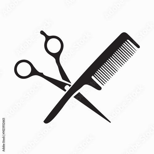 Scissors and Comb Hairdressing Icon