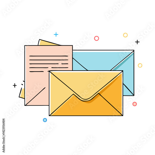 envelopes icon, envelopes vector illustration-simple illustration of envelopes, perfect for envelopes logos and icons