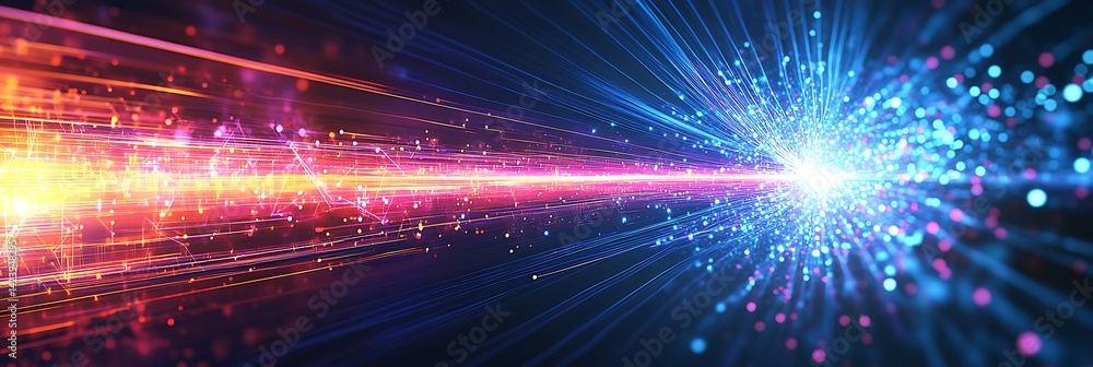 Fototapeta premium Abstract energy burst