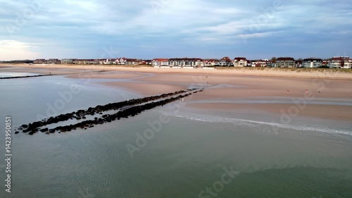 Wallpaper Mural Knokke-Heist Beach at the North Sea in Belgium Torontodigital.ca