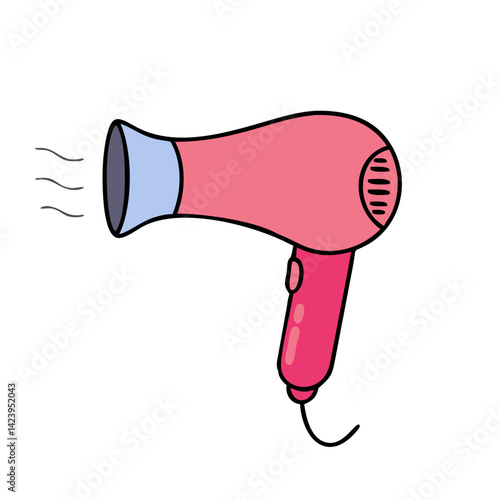 hair dryer icon, hair dryer vector illustration-simple illustration of hair dryer, perfect for hair dryer logos and icons