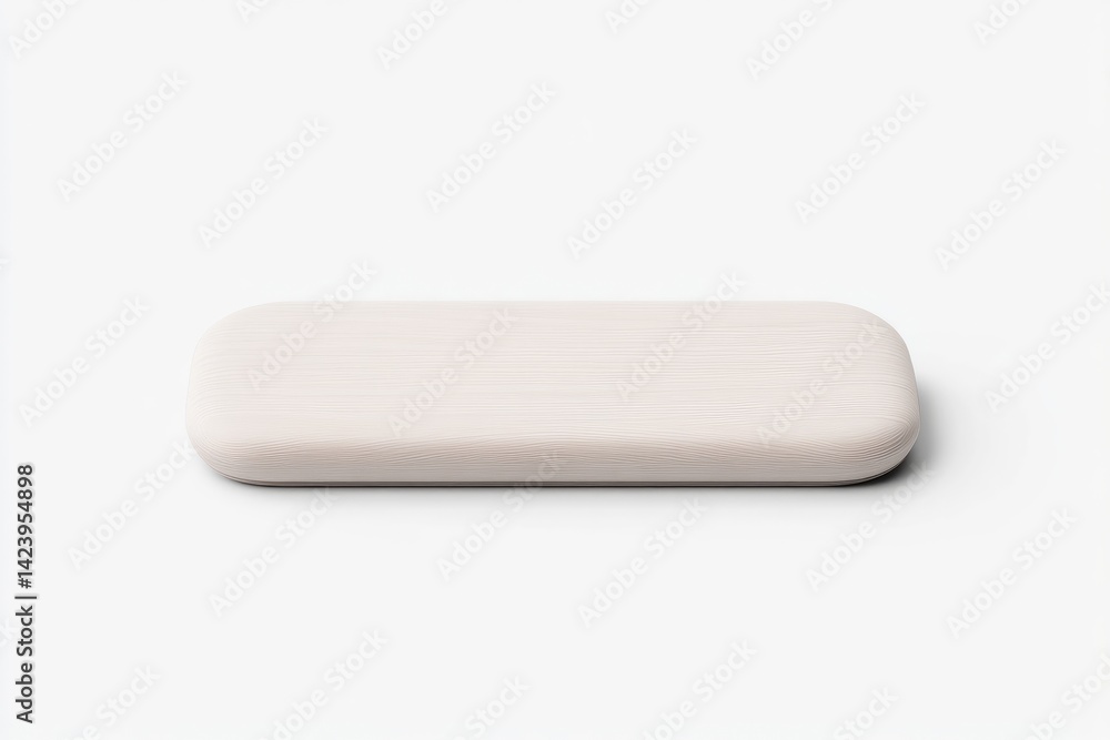 Simple rectangular light beige eraser Simple rectangular light beige eraser