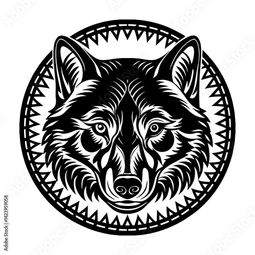 wolf head icon