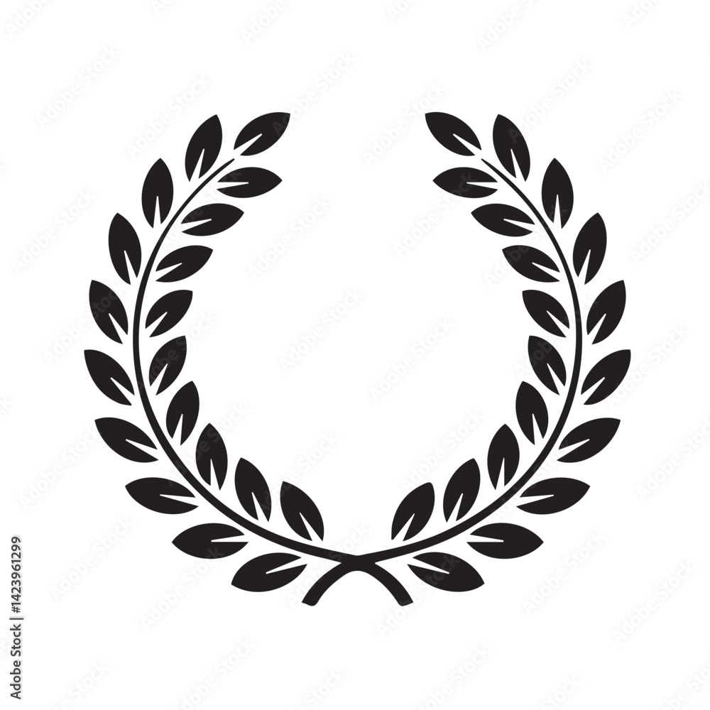 Obraz premium laurel wreath vector