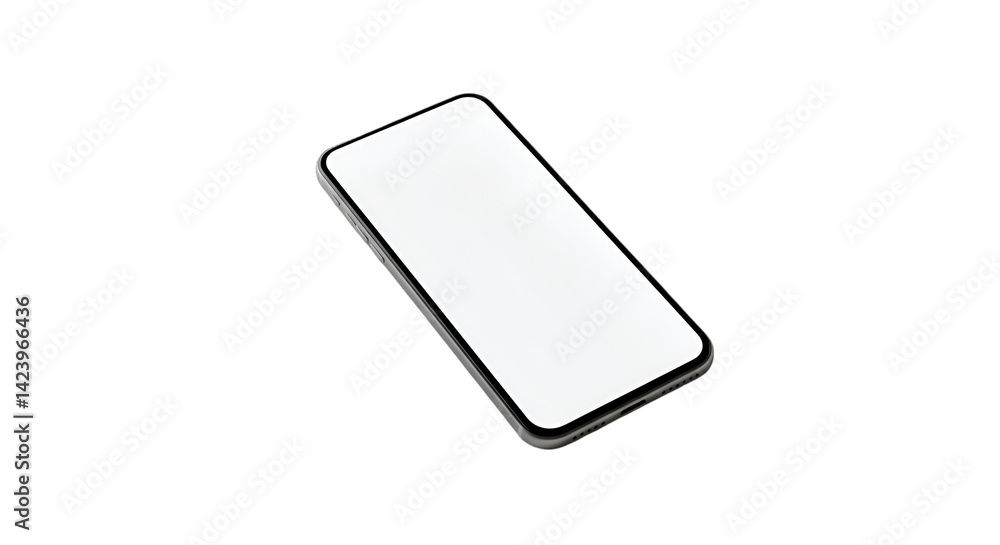 Blank smartphone screen mockup Blank smartphone screen mockup