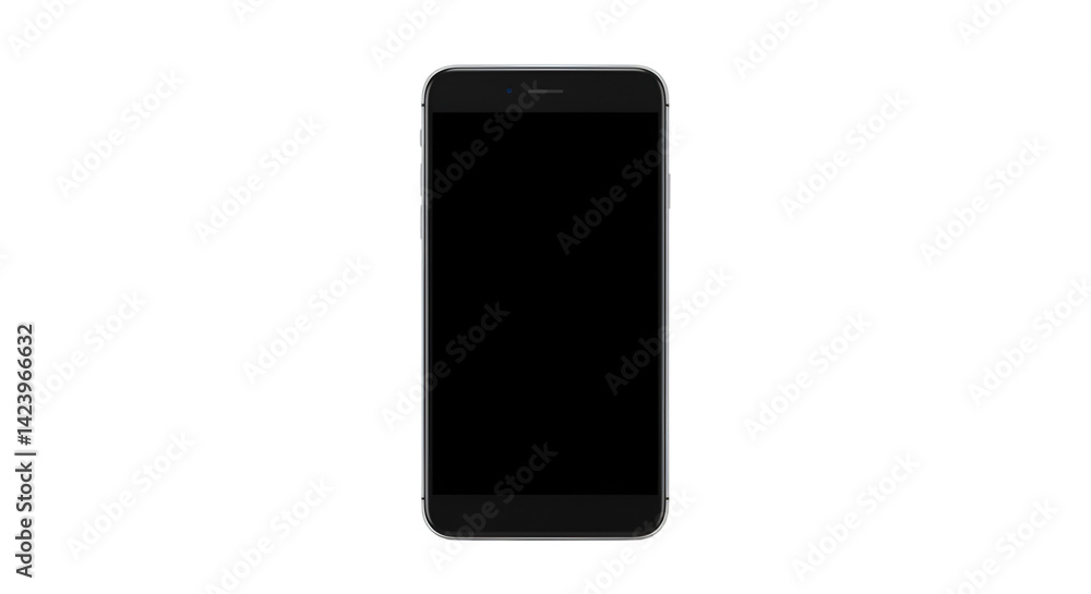 Naklejka premium Blank smartphone screen mockup