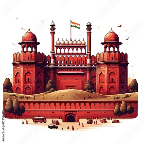 Red Fort, Delhi - Iconic Mughal Fortress of India