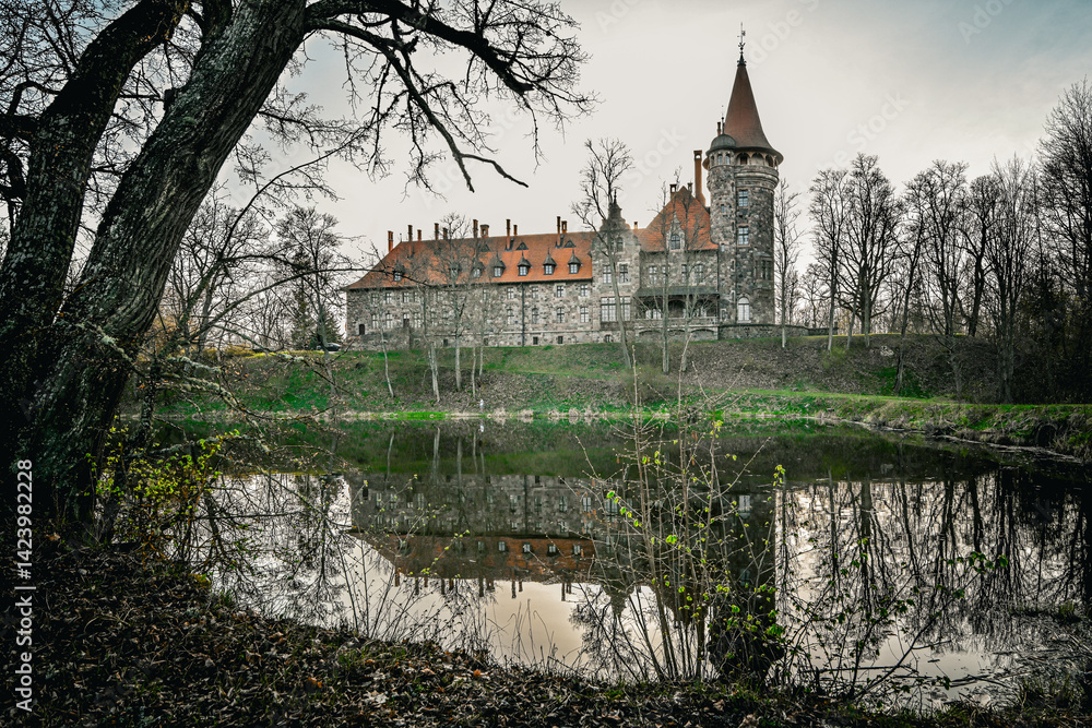 Naklejka premium Cesvaine Castle in Latvia