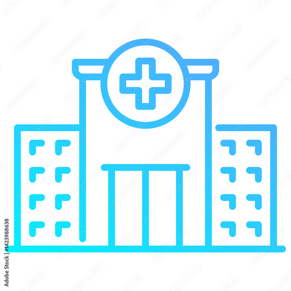 Obraz premium Hospital Icon