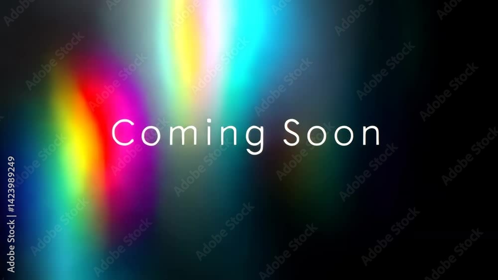 Coming Soon text with glitch effect background video. Coming Soon text with glitch effect background video.