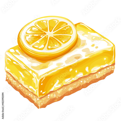 Zesty Lemon Bar with Buttery Shortbread Crust