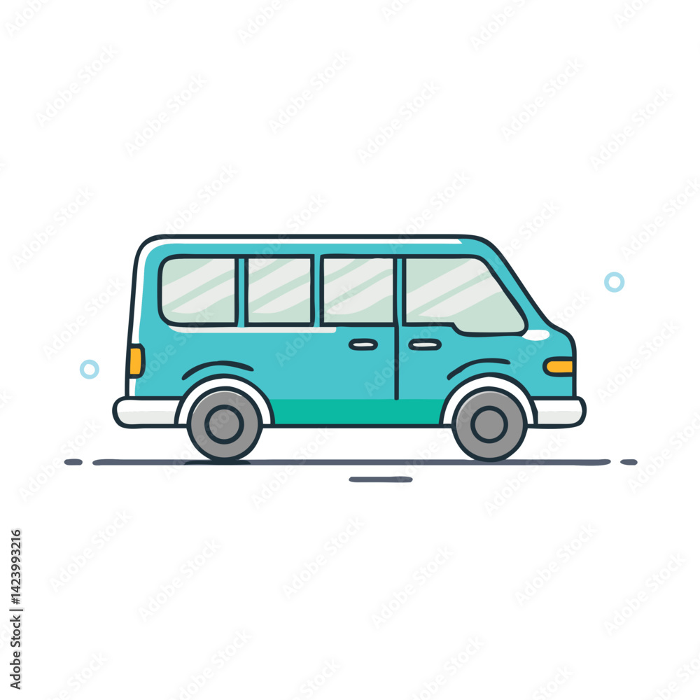 minivan icon, minivan vector illustration-simple illustration of minivan, perfect for minivan logos and icons minivan icon, minivan vector illustration-simple illustration of minivan, perfect for minivan logos and icons