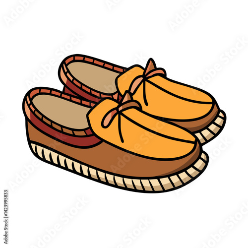 moccasins icon, moccasins vector illustration-simple illustration of moccasins, perfect for moccasins logos and icons