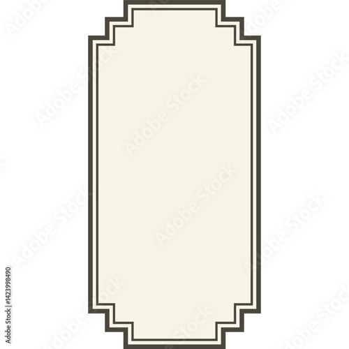 Vertical Banner Label
