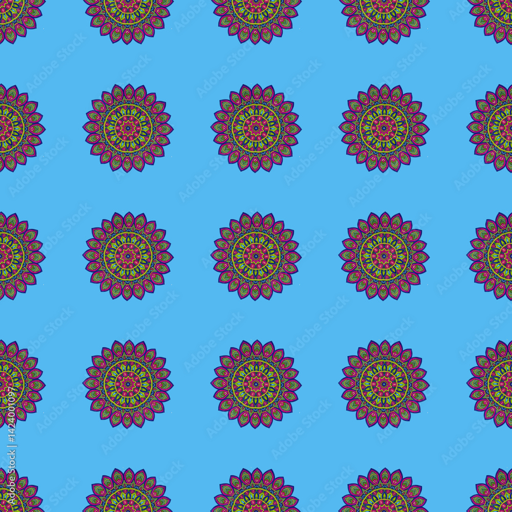 Fototapeta premium beautiful textile pattern with unique colors