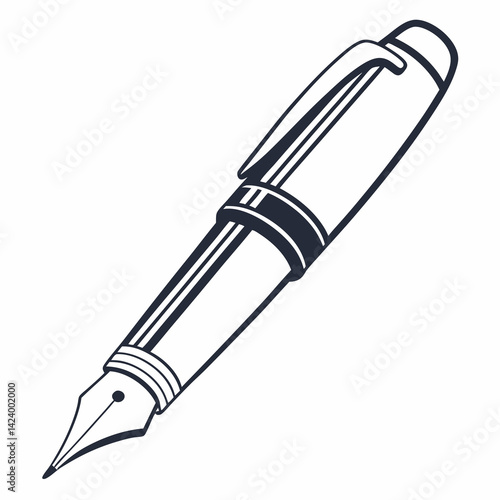 fountain pen vector