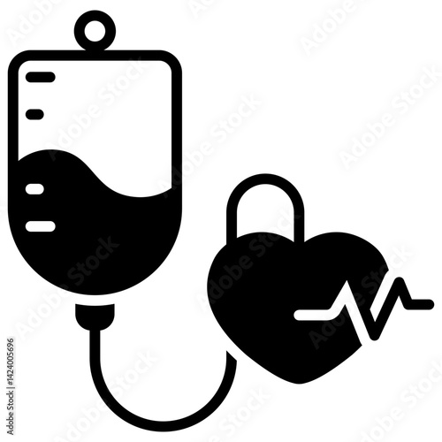 Blood Transfusion Icon