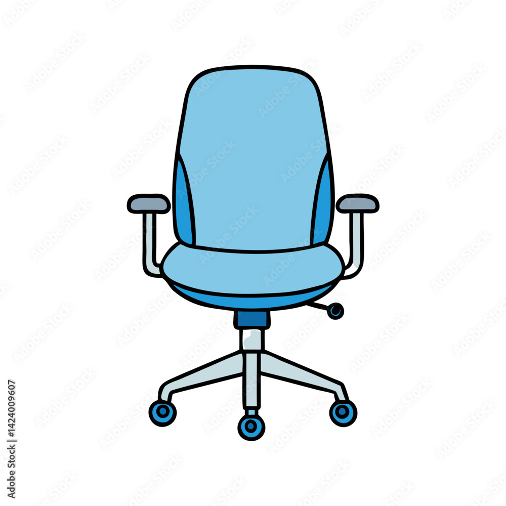 office chair icon, office chair vector illustration-simple illustration of office chair, perfect for office chair logos and icons office chair icon, office chair vector illustration-simple illustration of office chair, perfect for office chair logos and icons