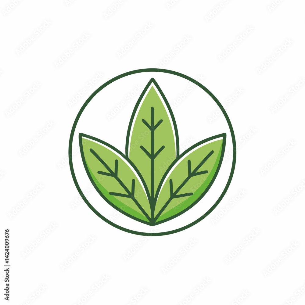 green leaf icon green leaf icon