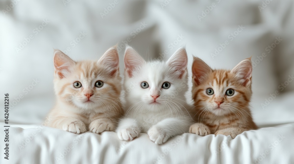 This delightful image features three adorable kittens sitting together, exuding charm, cuteness, and a sense of companionship that is heartwarming and engaging. This delightful image features three adorable kittens sitting together, exuding charm, cuteness, and a sense of companionship that is heartwarming and engaging.