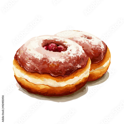 Paczki Polish Donuts with Raspberry Jelly Filling