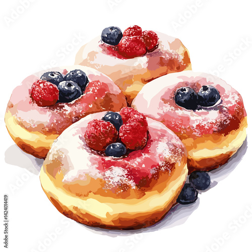 Paczki Polish Donuts with Raspberry Jelly Filling