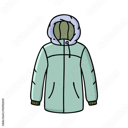 parka icon, parka vector illustration-simple illustration of parka, perfect for parka logos and icons