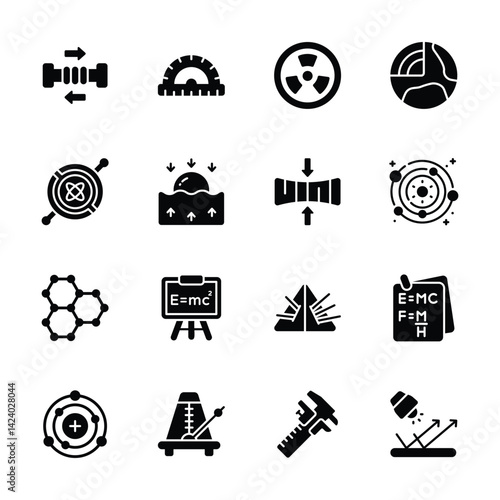 Grab this amazing bundle of science experiments glyph icons