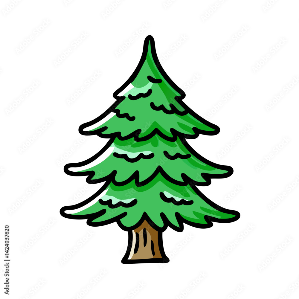pine tree icon, pine tree vector illustration-simple illustration of pine tree, perfect for pine tree logos and icons pine tree icon, pine tree vector illustration-simple illustration of pine tree, perfect for pine tree logos and icons