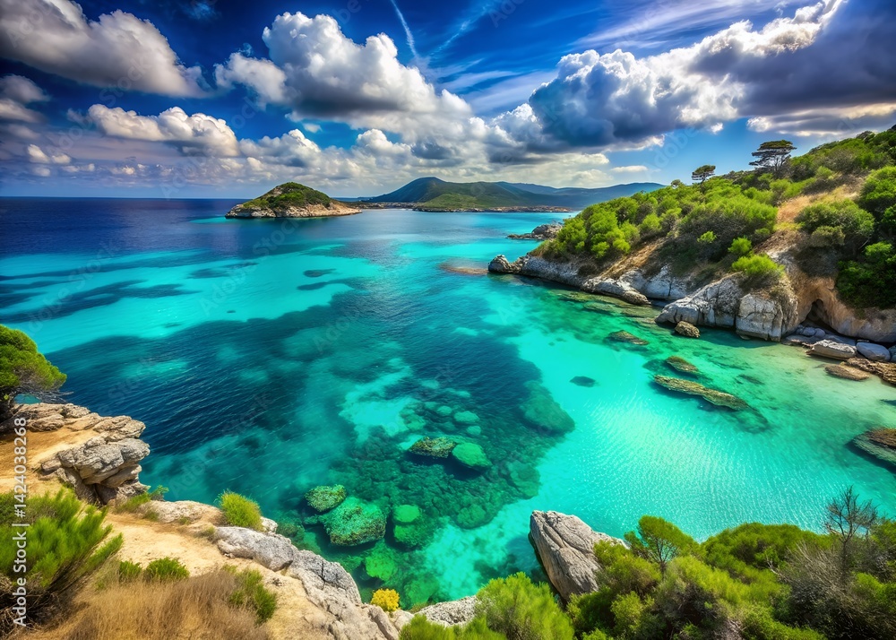 Stunning Turquoise Coastal Landscape Stunning Turquoise Coastal Landscape