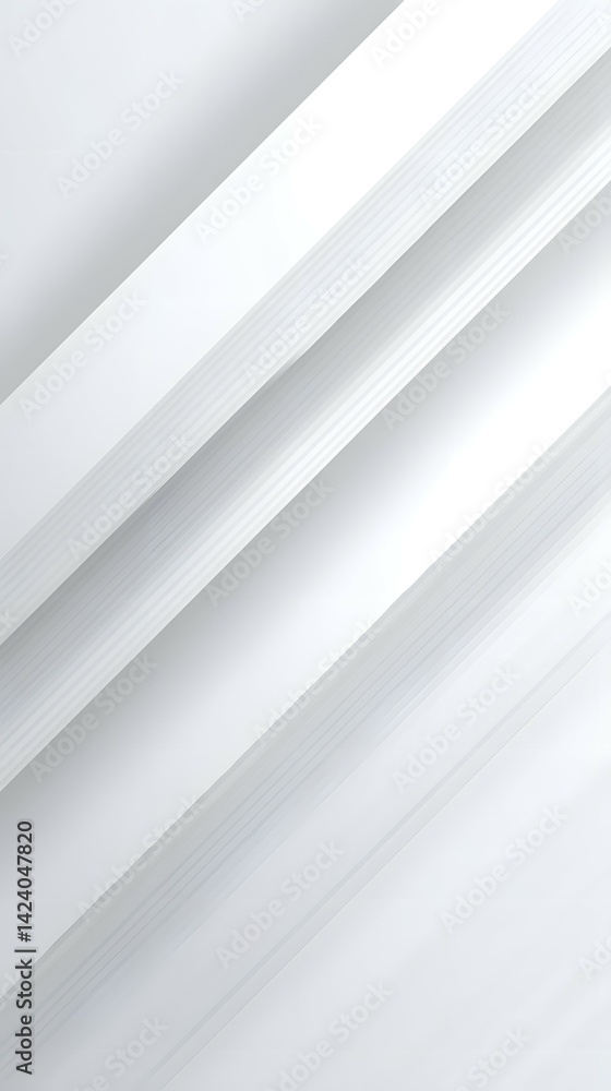 Obraz premium Diagonal White Stripes Lines Pattern Subtle Background Minimalist Style Design