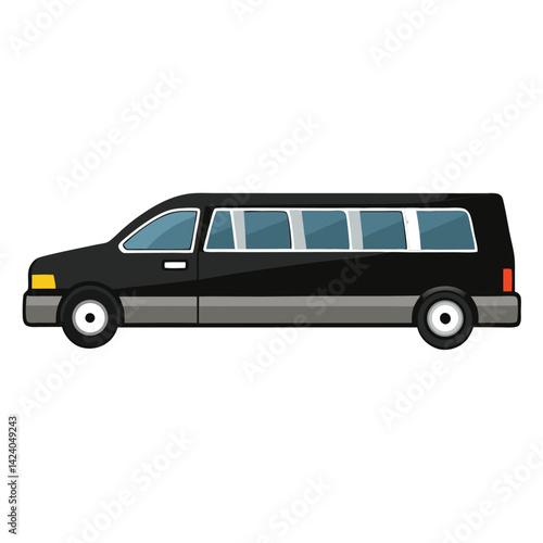 limousine shilhotee vector isolated on white background