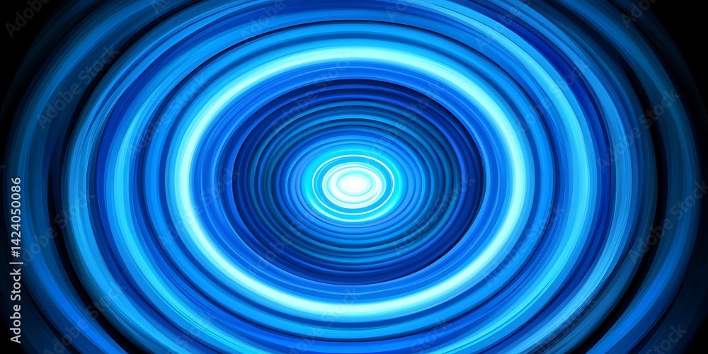 Abstract Blue Circular Design Abstract Blue Circular Design